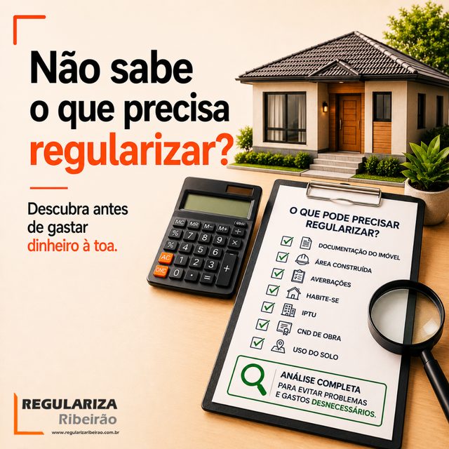 Não sabe o que precisa regularizar?