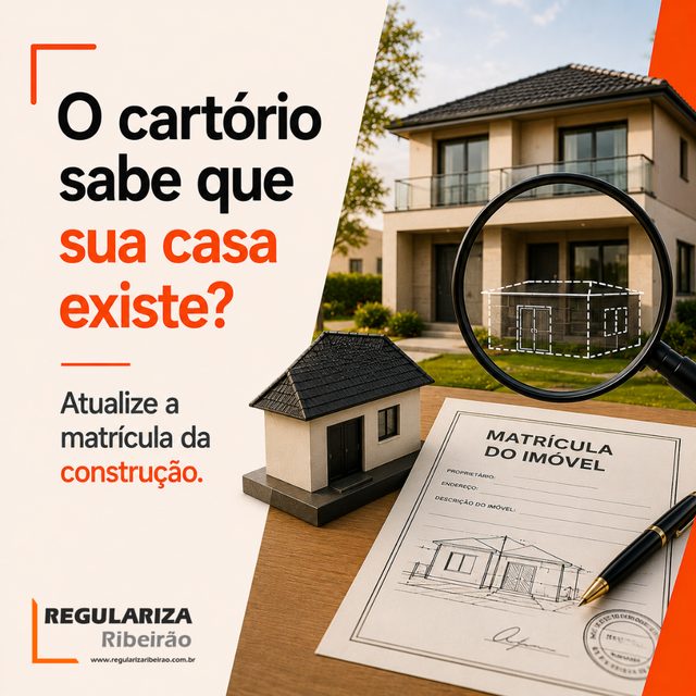 O cartório sabe que sua casa existe?