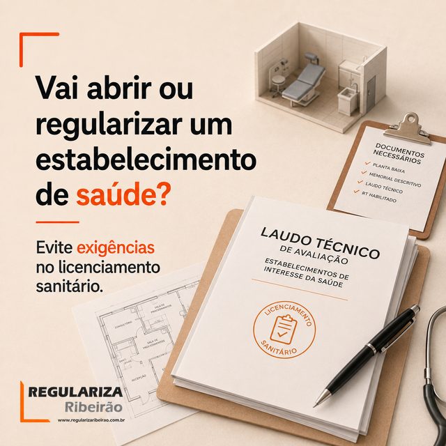 Vai abrir ou regularizar um estabelecimento de saúde?